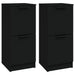 Dulapuri, 2 buc., negru, 30x30x70 cm, lemn prelucrat - WALTI WALTI