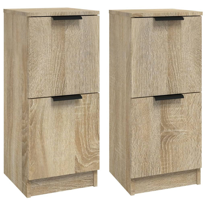 Dulapuri, 2 buc., stejar sonoma, 30x30x70 cm, lemn compozit - WALTI WALTI