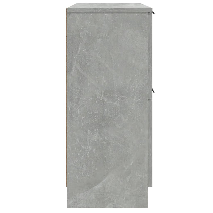 Dulapuri, 2 buc., gri beton, 30x30x70 cm, lemn compozit - WALTI WALTI