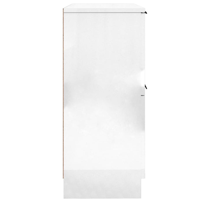 Dulapuri, 2 buc., alb extralucios, 30x30x70 cm, lemn compozit - WALTI WALTI