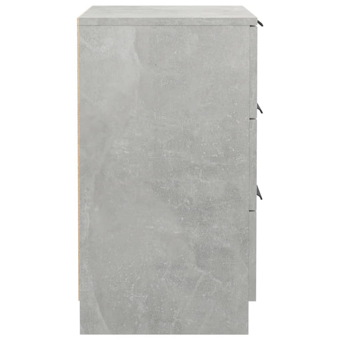 Noptiere, 2 buc., gri beton, 40x36x65 cm - WALTI WALTI