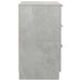 Noptiere, 2 buc., gri beton, 40x36x65 cm - WALTI WALTI
