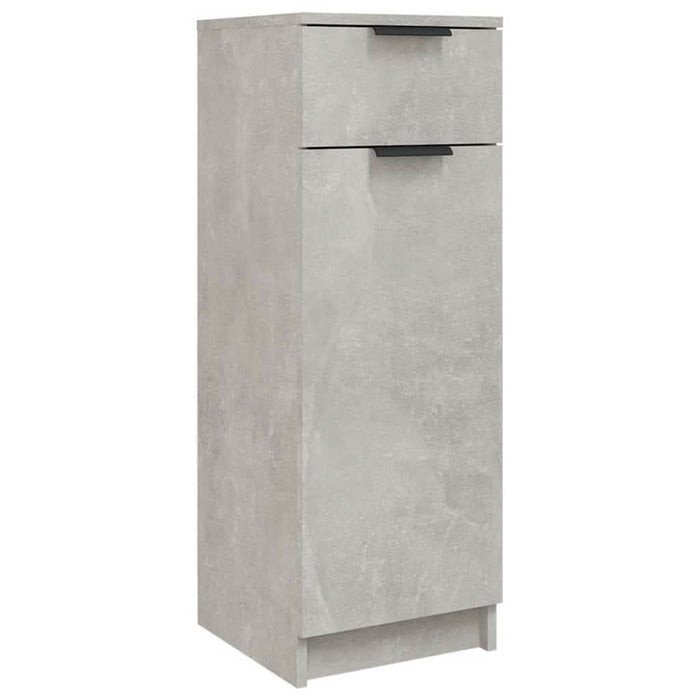 Dulap de baie, gri beton, 32x34x90 cm, lemn compozit - WALTI WALTI