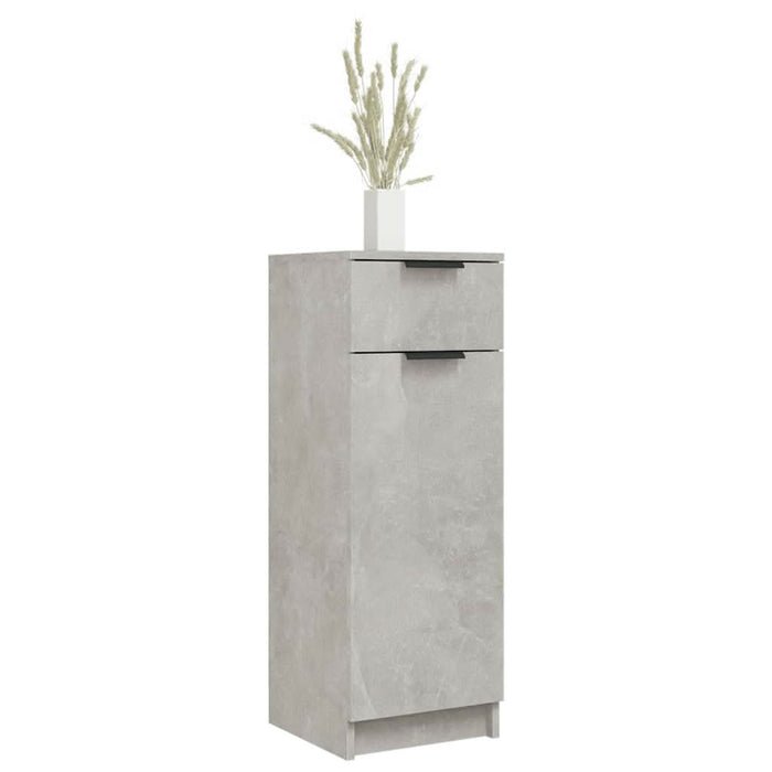 Dulap de baie, gri beton, 32x34x90 cm, lemn compozit - WALTI WALTI