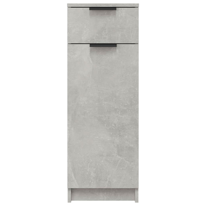 Dulap de baie, gri beton, 32x34x90 cm, lemn compozit - WALTI WALTI