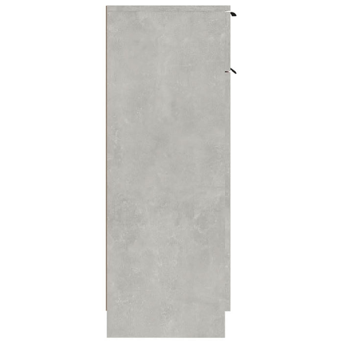 Dulap de baie, gri beton, 32x34x90 cm, lemn compozit - WALTI WALTI