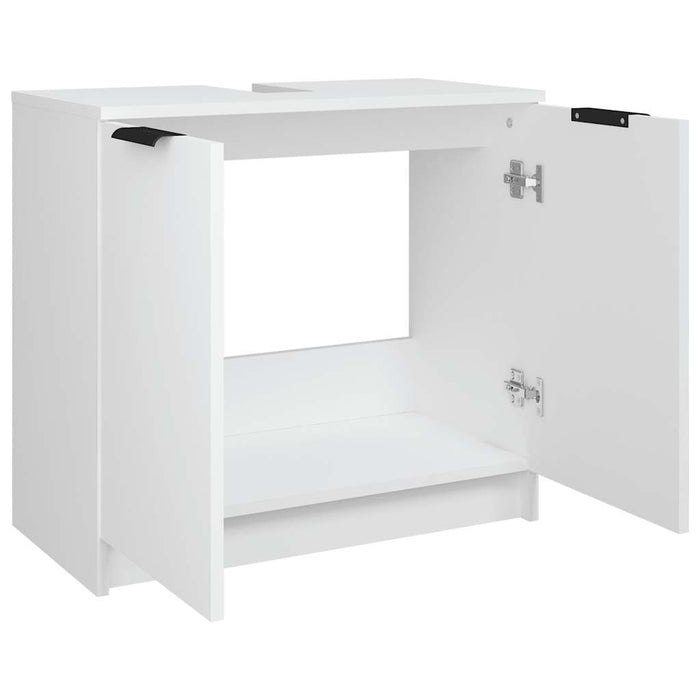 Dulap de baie, alb, 64,5x33,5x59 cm, lemn compozit - WALTI WALTI