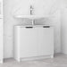 Dulap de baie, alb, 64,5x33,5x59 cm, lemn compozit - WALTI WALTI