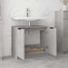 Dulap de baie, gri beton, 64,5x33,5x59 cm, lemn compozit - WALTI WALTI