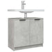 Dulap de baie, gri beton, 64,5x33,5x59 cm, lemn compozit - WALTI WALTI
