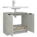Dulap de baie, gri beton, 64,5x33,5x59 cm, lemn compozit - WALTI WALTI