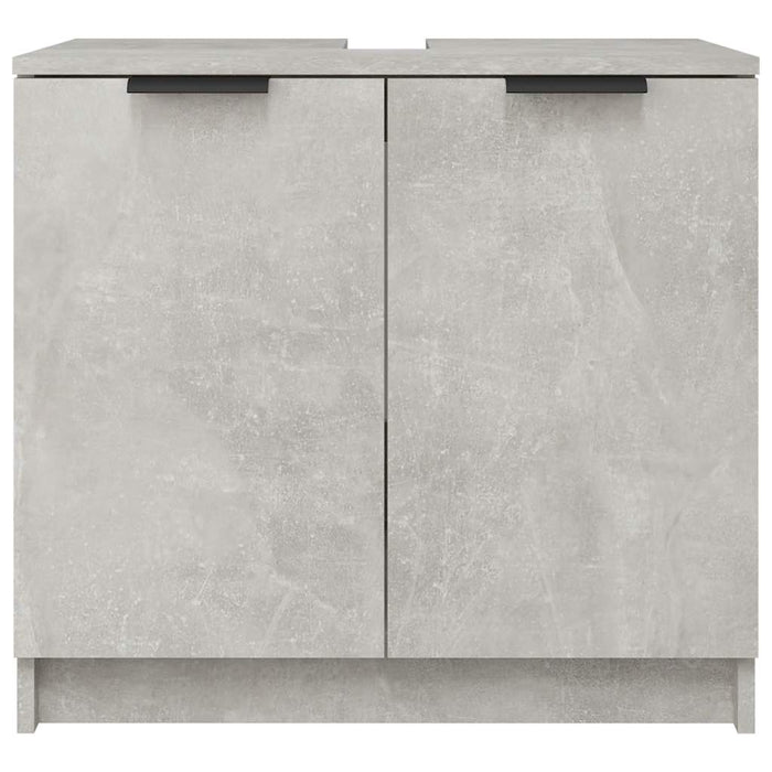 Dulap de baie, gri beton, 64,5x33,5x59 cm, lemn compozit - WALTI WALTI