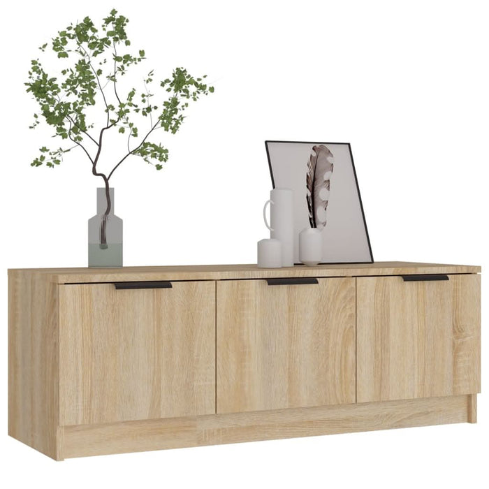 Comodă TV, stejar sonoma, 102x35x36,5 cm, lemn prelucrat - WALTI WALTI