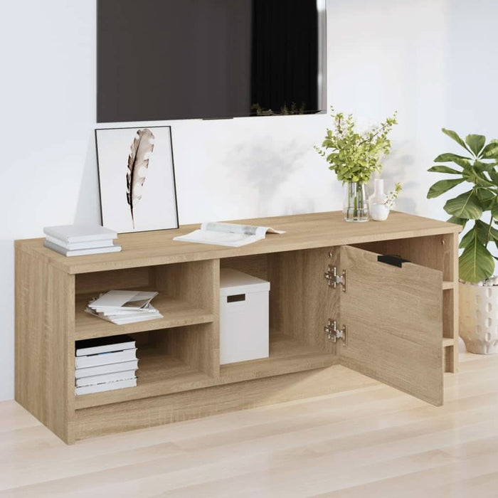 Comodă TV, stejar sonoma, 102x35,5x36,5 cm, lemn compozit - WALTI WALTI