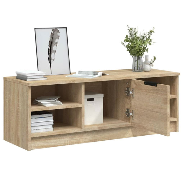 Comodă TV, stejar sonoma, 102x35,5x36,5 cm, lemn compozit - WALTI WALTI