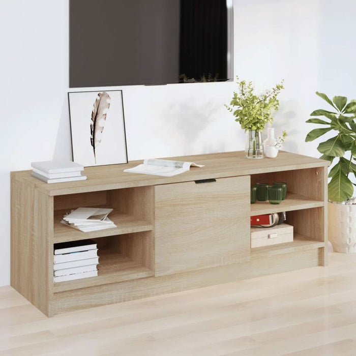 Comodă TV, stejar sonoma, 102x35,5x36,5 cm, lemn compozit - WALTI WALTI
