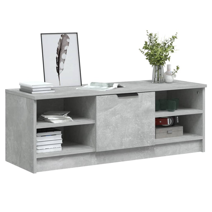Comodă TV, gri beton, 102x35,5x36,5 cm, lemn compozit - WALTI WALTI