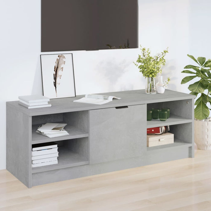 Comodă TV, gri beton, 102x35,5x36,5 cm, lemn compozit - WALTI WALTI
