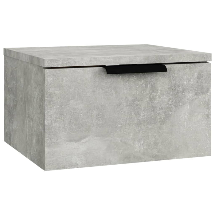 Noptiere de perete, 2 buc., gri beton, 34x30x20 cm - WALTI WALTI