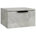 Noptiere de perete, 2 buc., gri beton, 34x30x20 cm - WALTI WALTI