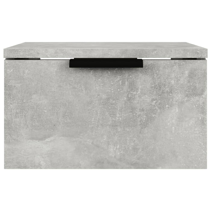 Noptiere de perete, 2 buc., gri beton, 34x30x20 cm - WALTI WALTI