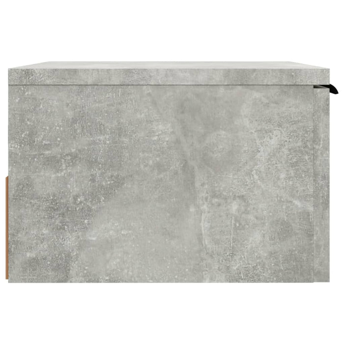 Noptiere de perete, 2 buc., gri beton, 34x30x20 cm - WALTI WALTI