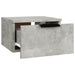 Noptiere de perete, 2 buc., gri beton, 34x30x20 cm - WALTI WALTI
