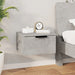Noptiere de perete, 2 buc., gri beton, 34x30x20 cm - WALTI WALTI