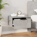 Noptiere de perete, 2 buc., gri beton, 34x30x20 cm - WALTI WALTI