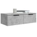 Dulap de perete, gri beton, 68x30x20 cm, lemn compozit - WALTI WALTI