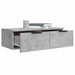 Dulap de perete, gri beton, 68x30x20 cm, lemn compozit - WALTI WALTI