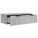 Dulap de perete, gri beton, 68x30x20 cm, lemn compozit - WALTI WALTI