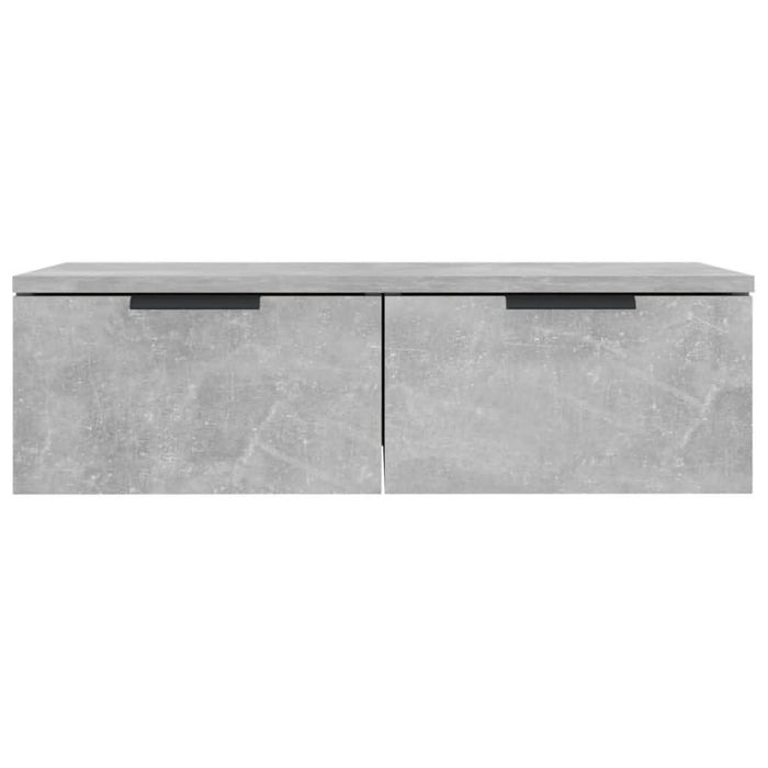Dulap de perete, gri beton, 68x30x20 cm, lemn compozit - WALTI WALTI
