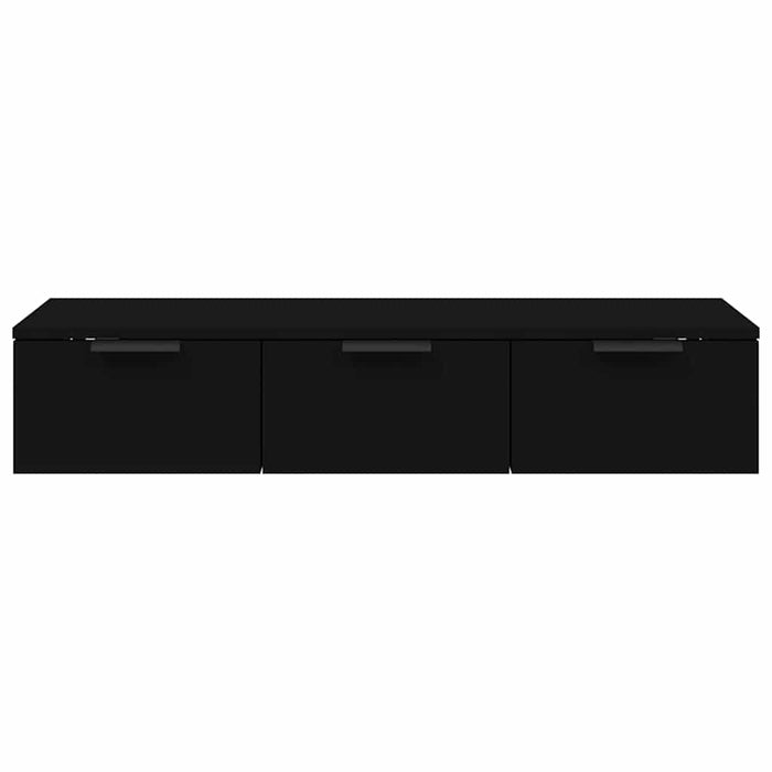 Dulap de perete, negru, 102x30x20 cm, lemn prelucrat WALTI