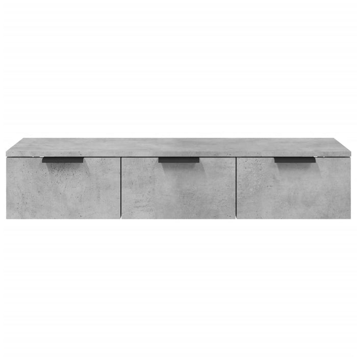 Dulap de perete, gri beton, 102x30x20 cm, lemn compozit - WALTI WALTI