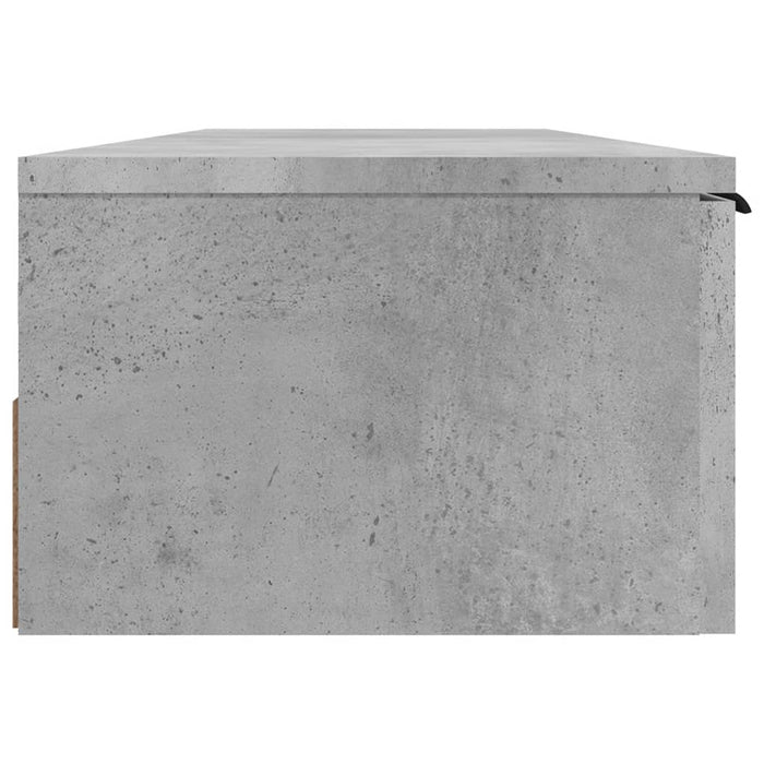 Dulap de perete, gri beton, 102x30x20 cm, lemn compozit - WALTI WALTI