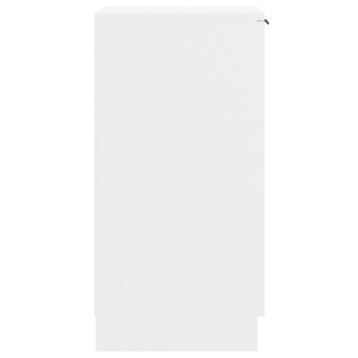 Pantofar, alb, 30x35x70 cm, lemn compozit - WALTI WALTI