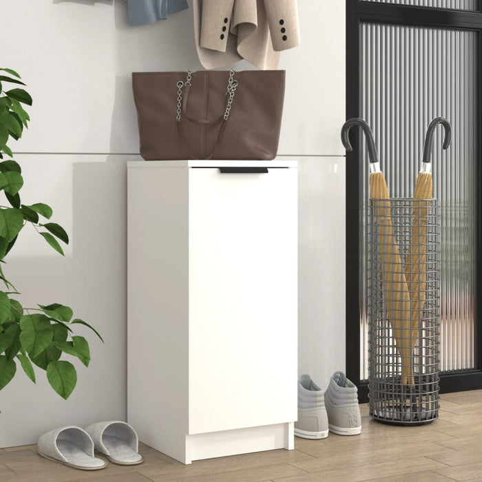 Pantofar, alb, 30x35x70 cm, lemn compozit - WALTI WALTI