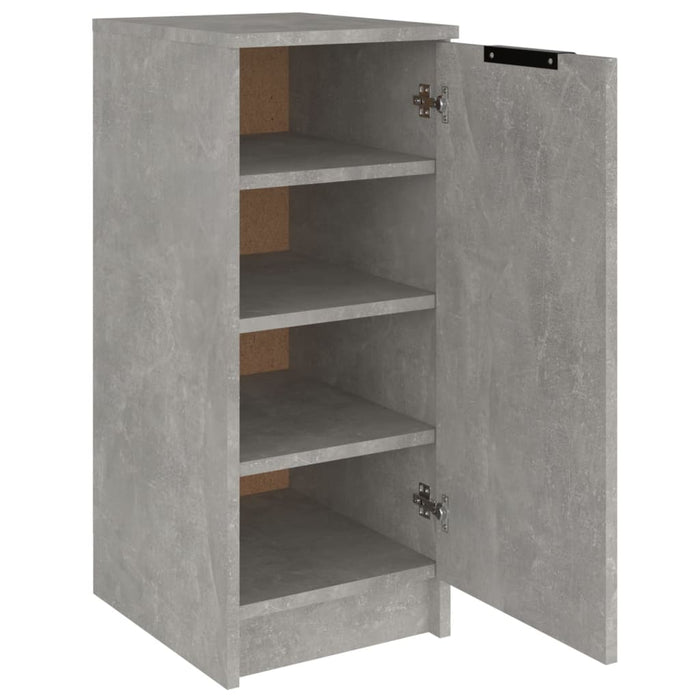 Pantofar, gri beton, 30x35x70 cm, lemn compozit - WALTI WALTI