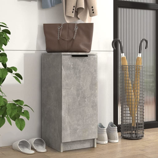 Pantofar, gri beton, 30x35x70 cm, lemn compozit - WALTI WALTI
