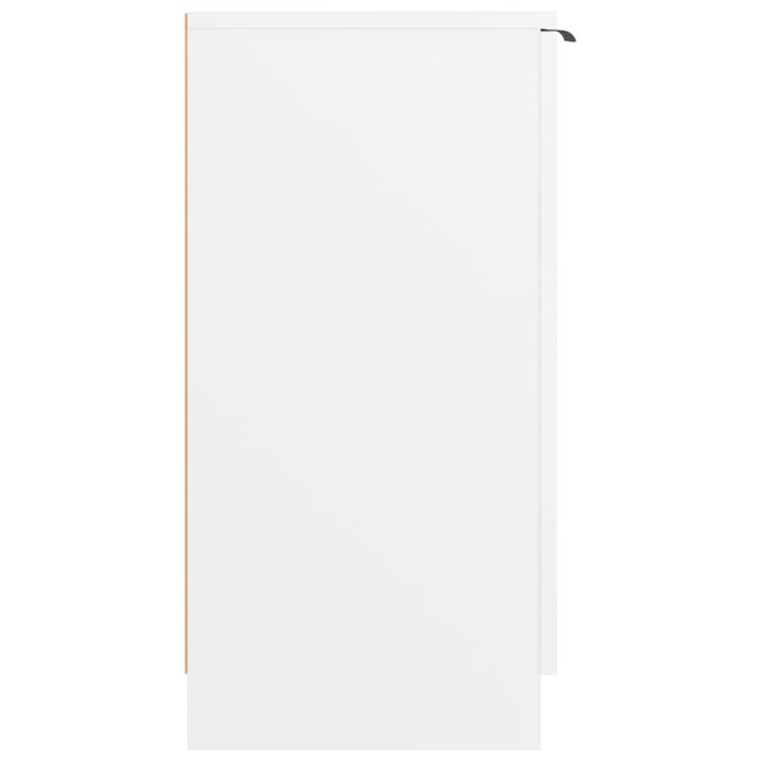 Pantofar, alb, 59x35x70 cm, lemn prelucrat - WALTI WALTI