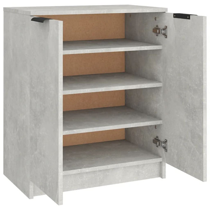Pantofar, gri beton, 59x35x70 cm, lemn prelucrat - WALTI WALTI