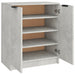 Pantofar, gri beton, 59x35x70 cm, lemn prelucrat - WALTI WALTI