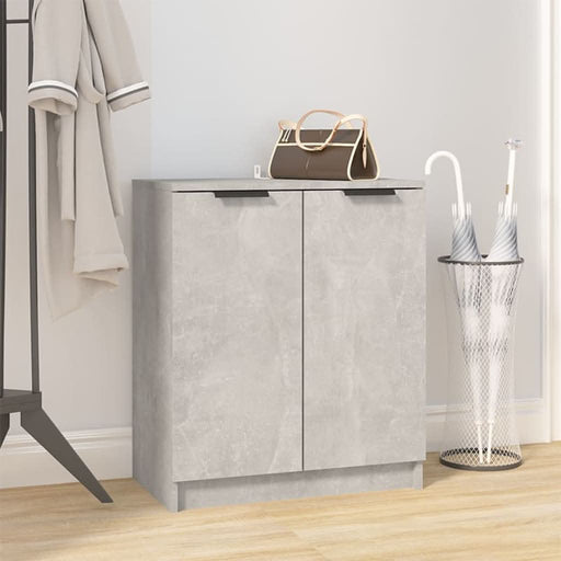 Pantofar, gri beton, 59x35x70 cm, lemn prelucrat - WALTI WALTI
