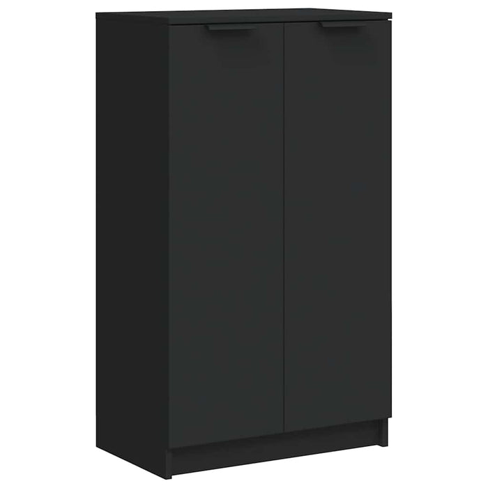 Pantofar, negru, 59x35x100 cm, lemn prelucrat WALTI