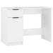 Birou, alb, 100x50x75 cm, lemn prelucrat - WALTI WALTI