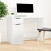 Birou, alb, 100x50x75 cm, lemn prelucrat - WALTI WALTI