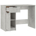 Birou, gri beton, 100x50x75 cm, lemn prelucrat - WALTI WALTI