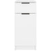 Dulap de birou, alb, 33,5x50x75 cm, lemn prelucrat - WALTI WALTI