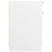 Dulap de birou, alb, 33,5x50x75 cm, lemn prelucrat - WALTI WALTI